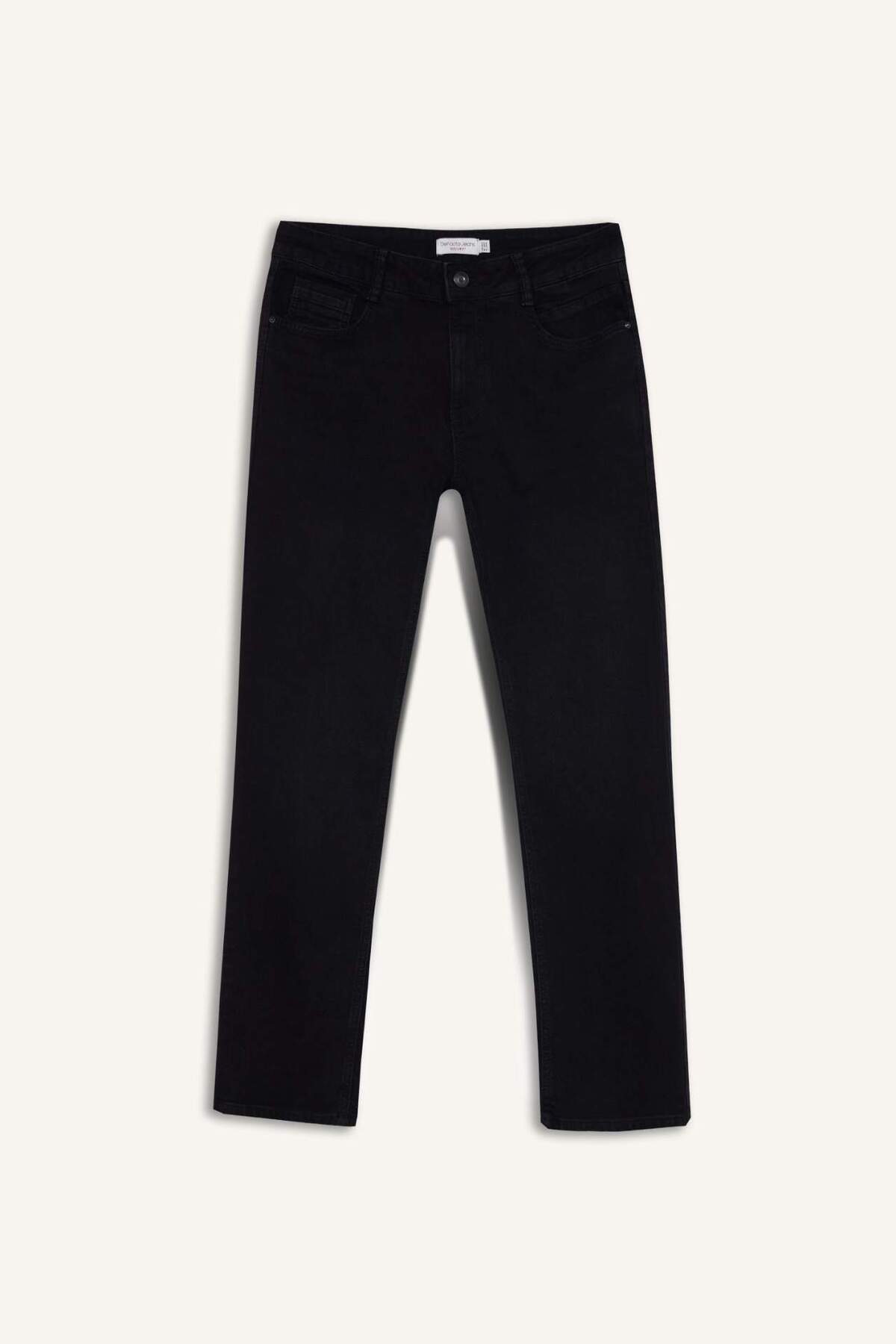 Defacto  Sergio Regular Fit Normal Kalıp Normal Bel Boru Paça Jean Pantolon W6868AZ22SP - Görsel 6