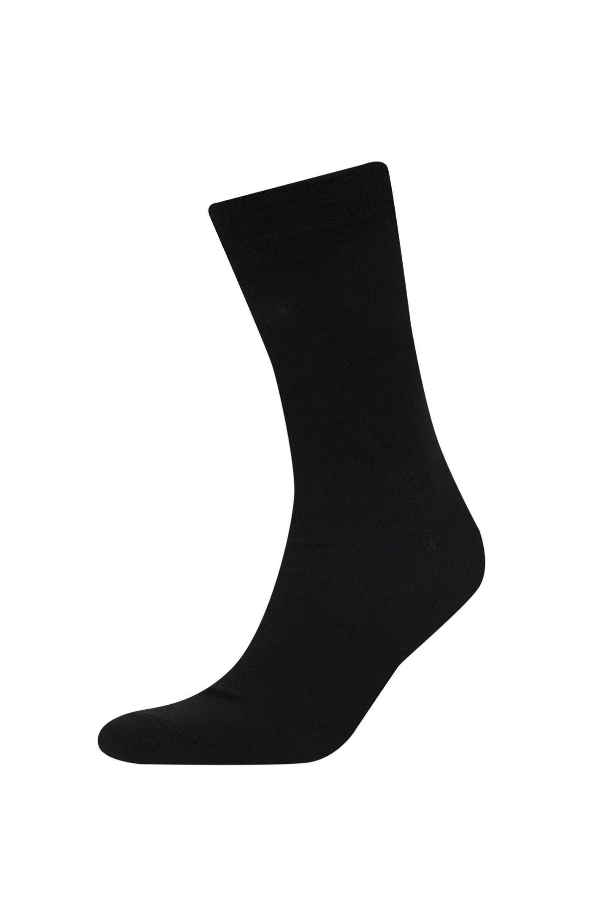 Defacto  Erkek 5li Pamuklu Uzun Çorap R8097AZ21AU - Görsel 4