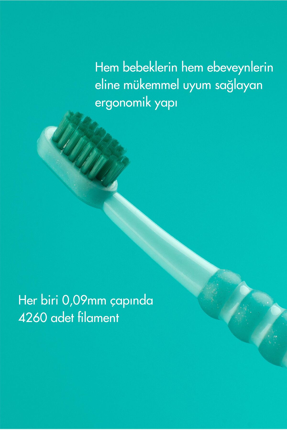 Curaprox Baby 4260 Diş Fırçası 0-4 Yaş 1 adet fotoğrafı 5 (önizleme)