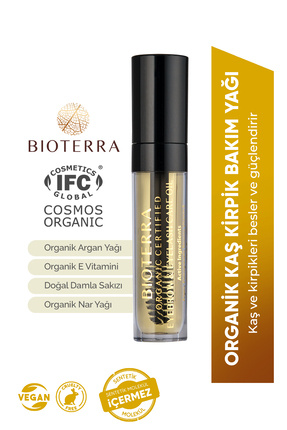 Bioterra Organik Kaş Kirpik Bakım Yağı 5 ml