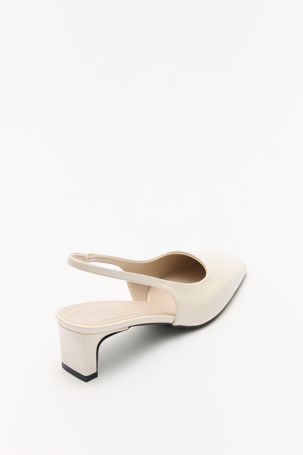 LUTVELIZADE  Topuklu 2504 - Asimetrik Küt Kemik Kadın Topuklu - Görsel 4