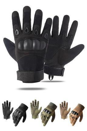 SİNGLE SWORD Soğuğa ve Rüzgara Dayanıklı Tam Parmak Askeri Taktik Uzun Siyah ...