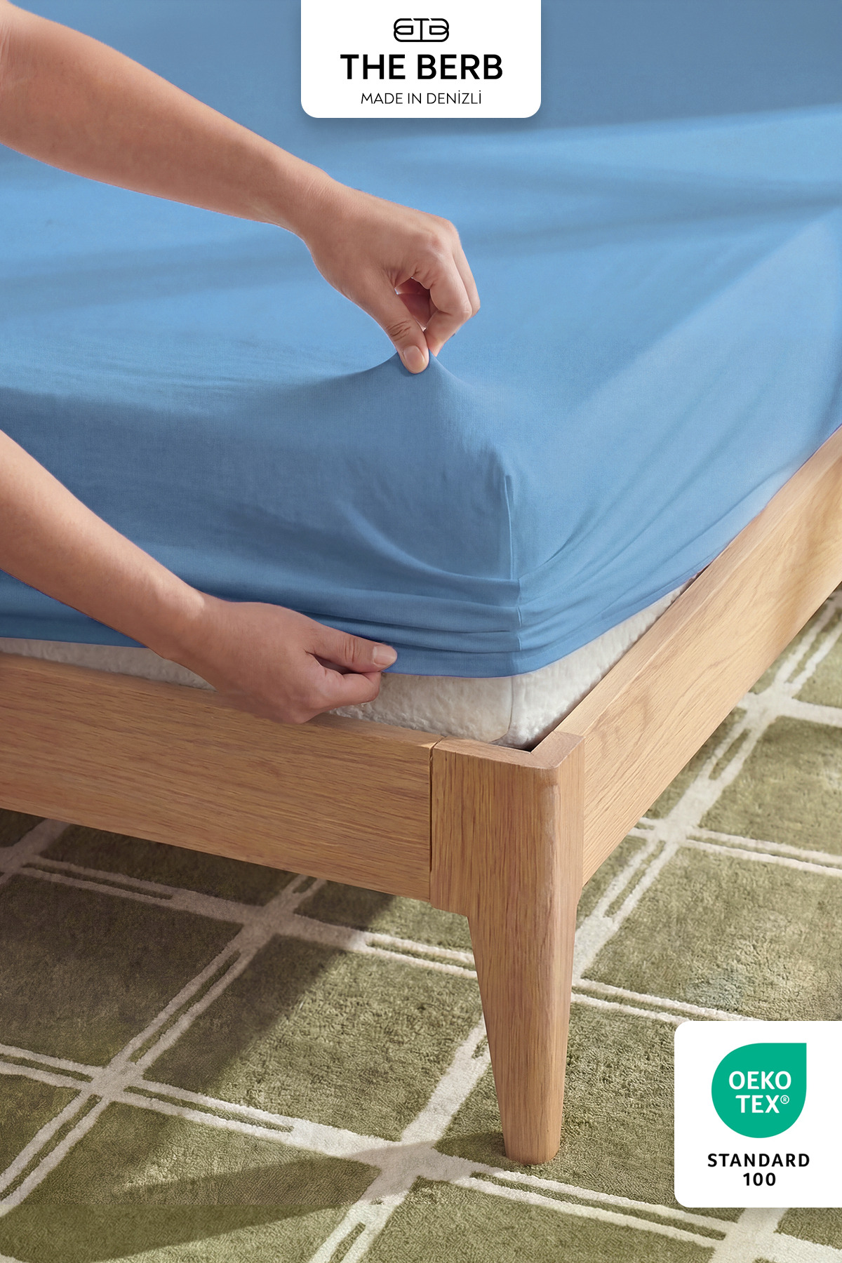 100% Cotton | Single/Double Fitted Bed Sheet | Fitted Jersey | Combed Cotton Bed Sheet