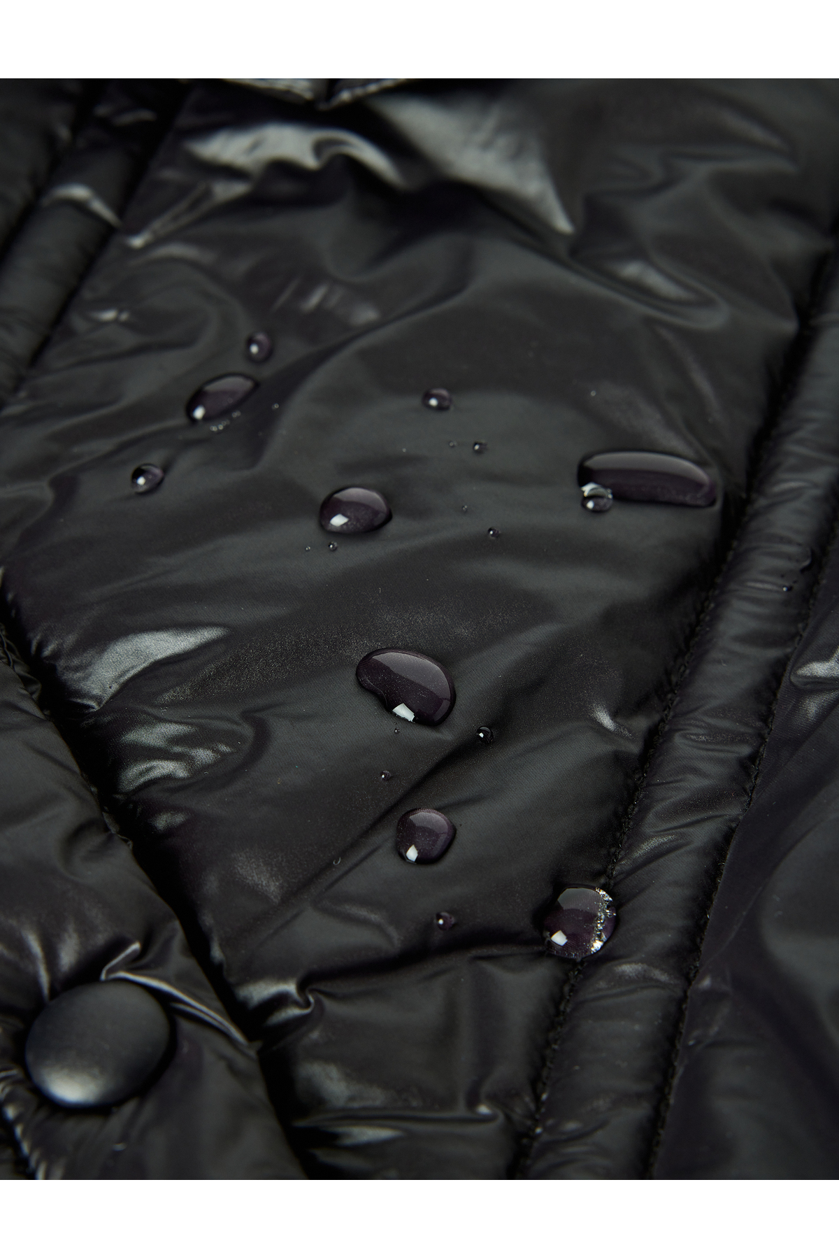 Koton  Çıt Çıt Düğme Kapamalı Cepli Parlak Kapitone Kapüşonlu Crop Şişme Mont - Görsel 8