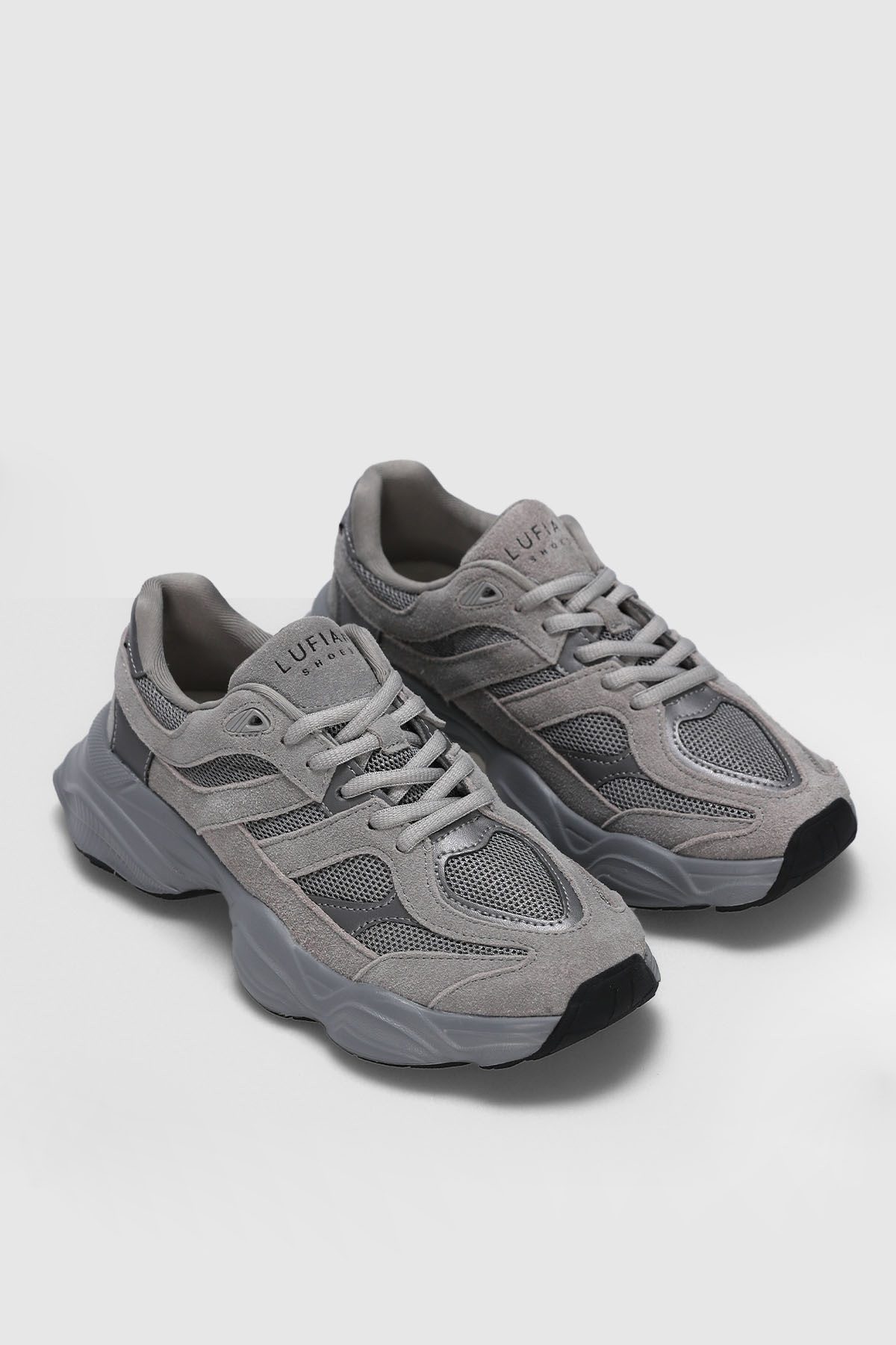 Lufian  122230036 Mery Unisex Sneaker Ayakkabı GRİ - Görsel 4