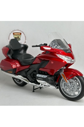MotoGarage Honda Goldwing Kırmızı 1:12 Diecast Motosiklet Model