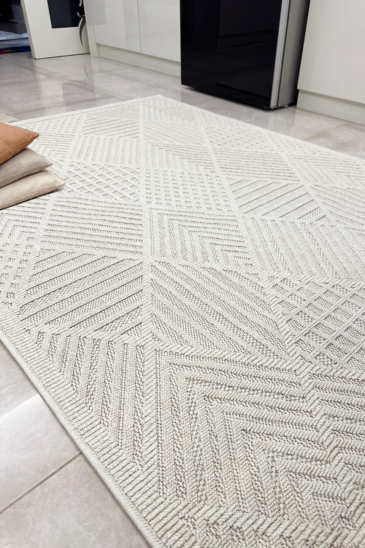 Fava Soft Knitting Curl Modern Woven Rug Children Living Room Rug Living Room Kitchen Rug