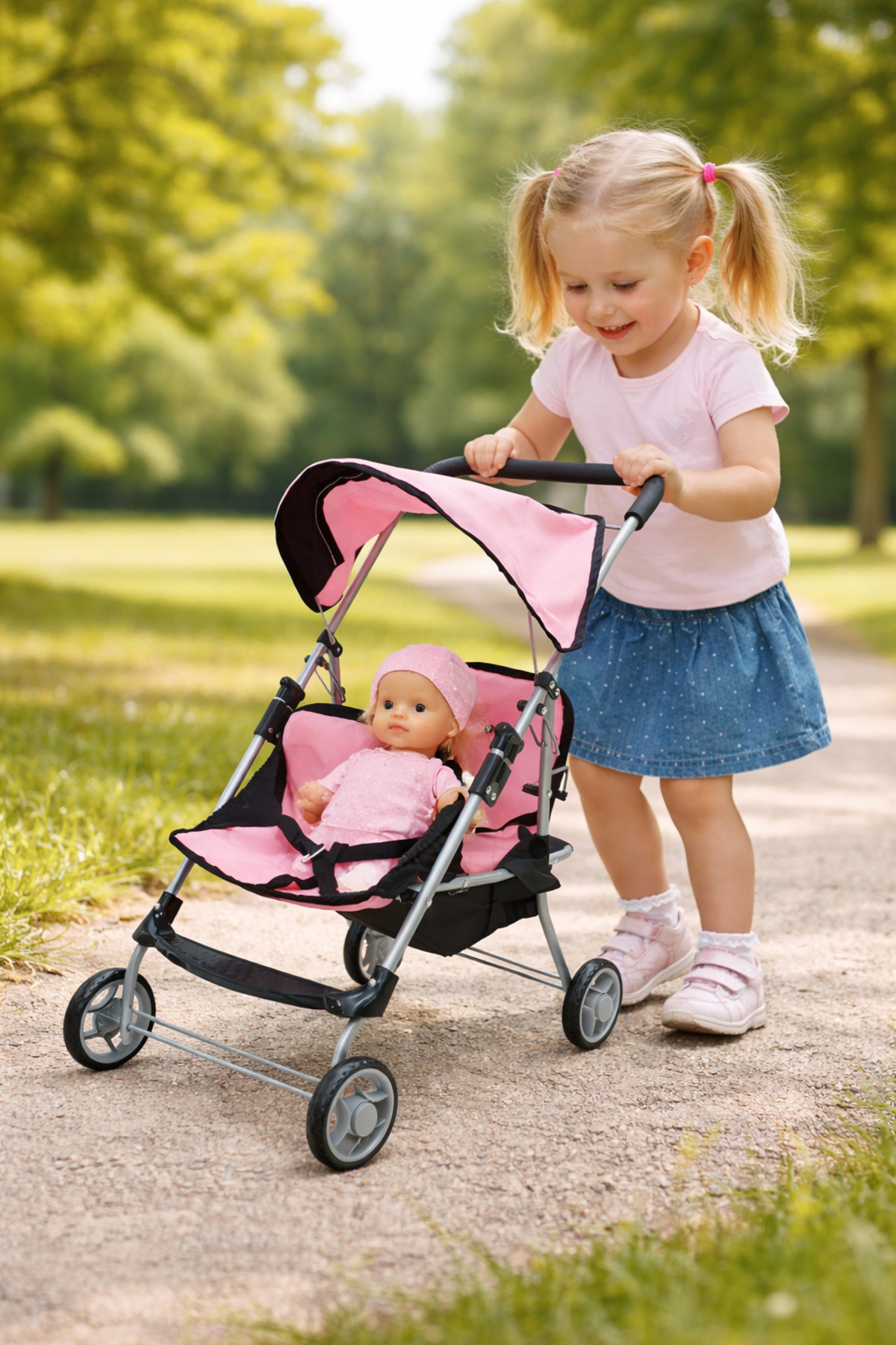 cayenna Vardem Katlanır Beşikli Bebek Arabası (Puset) fotoğrafı 3 (önizleme)