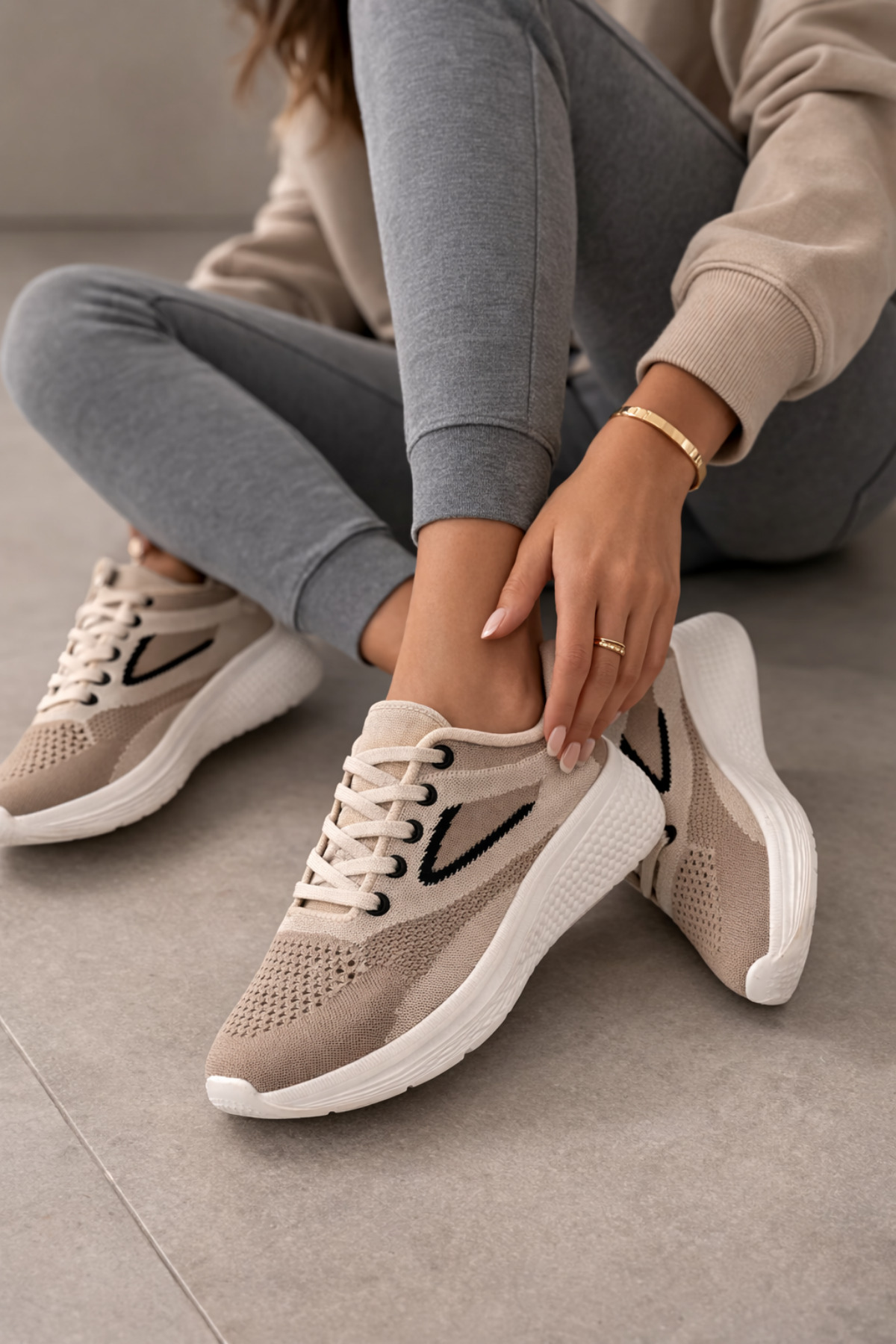 Women's Brown Sneakers Lightweight Casual Casual Walking Shoes | Casual Sneakers