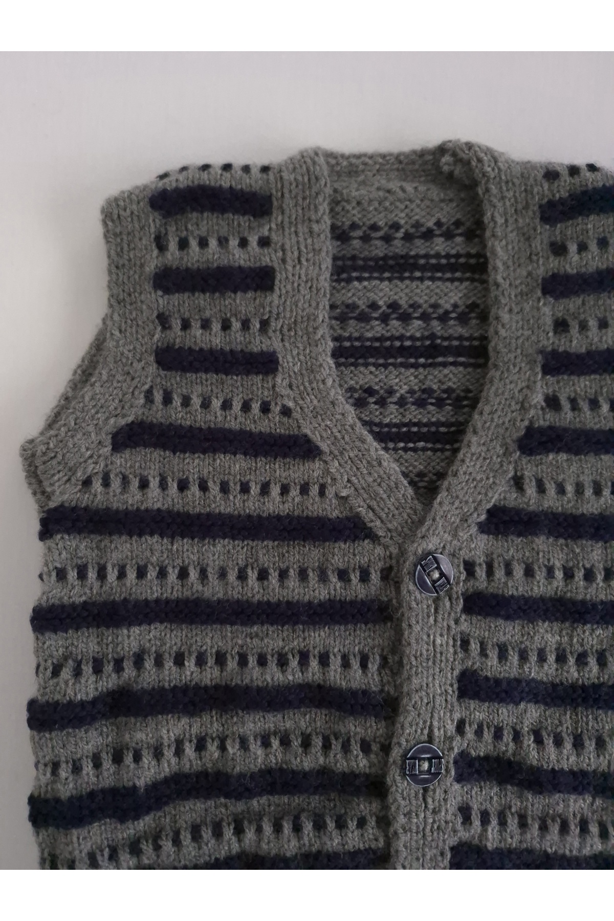 PİNA HEDİYELİK AKSESUAR El Örgüsü Çocuk Yelek fotoğrafı 2 (önizleme)