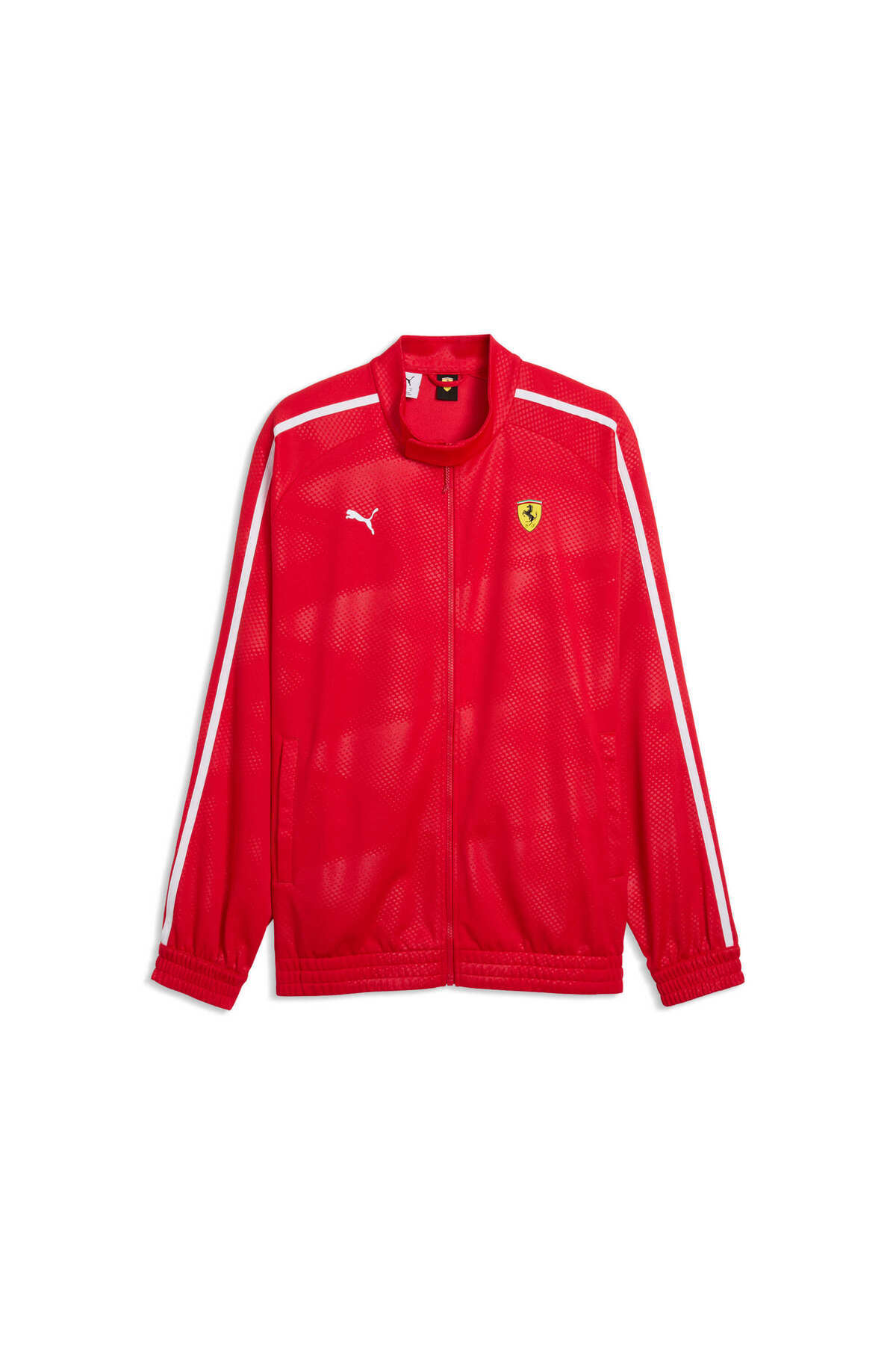 Puma Scu Leather a Ferrari T7 Men's Wide Cut Track Jacket - Trendyol