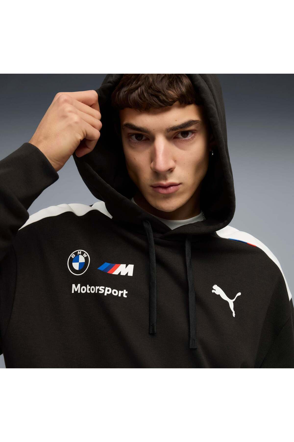 Puma BMW M Motorsport REPLICA DRIVERS Erkek Geniş Kesim SWEATSHIRT görsel 5