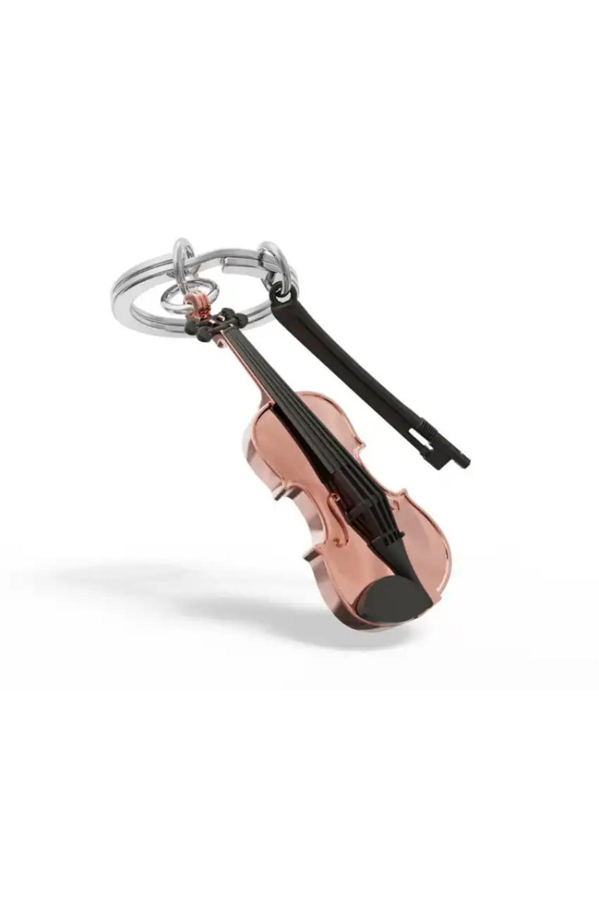 Violin KeychainMTM373-01 Rose Brown