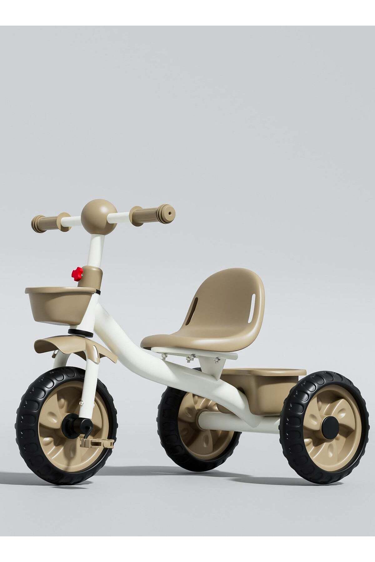 BAYBEE Baby Tricycle for Kids with High Backrest & Storage Basket | Kids Cycle Bike 2–5 Years Brown