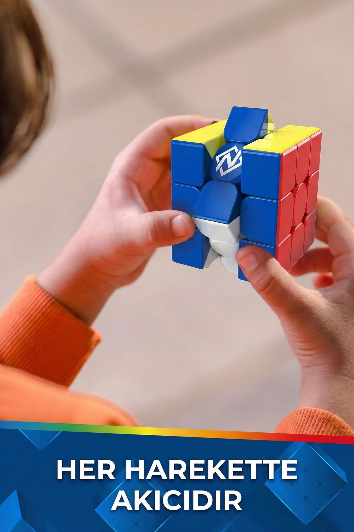 TUENGİ STORE NexCube 3x3 Profesyonel Hız Küpü - Rekor Kıran Stickerless Zeka Küpü Rubik Küp fotoğrafı 7 (önizleme)