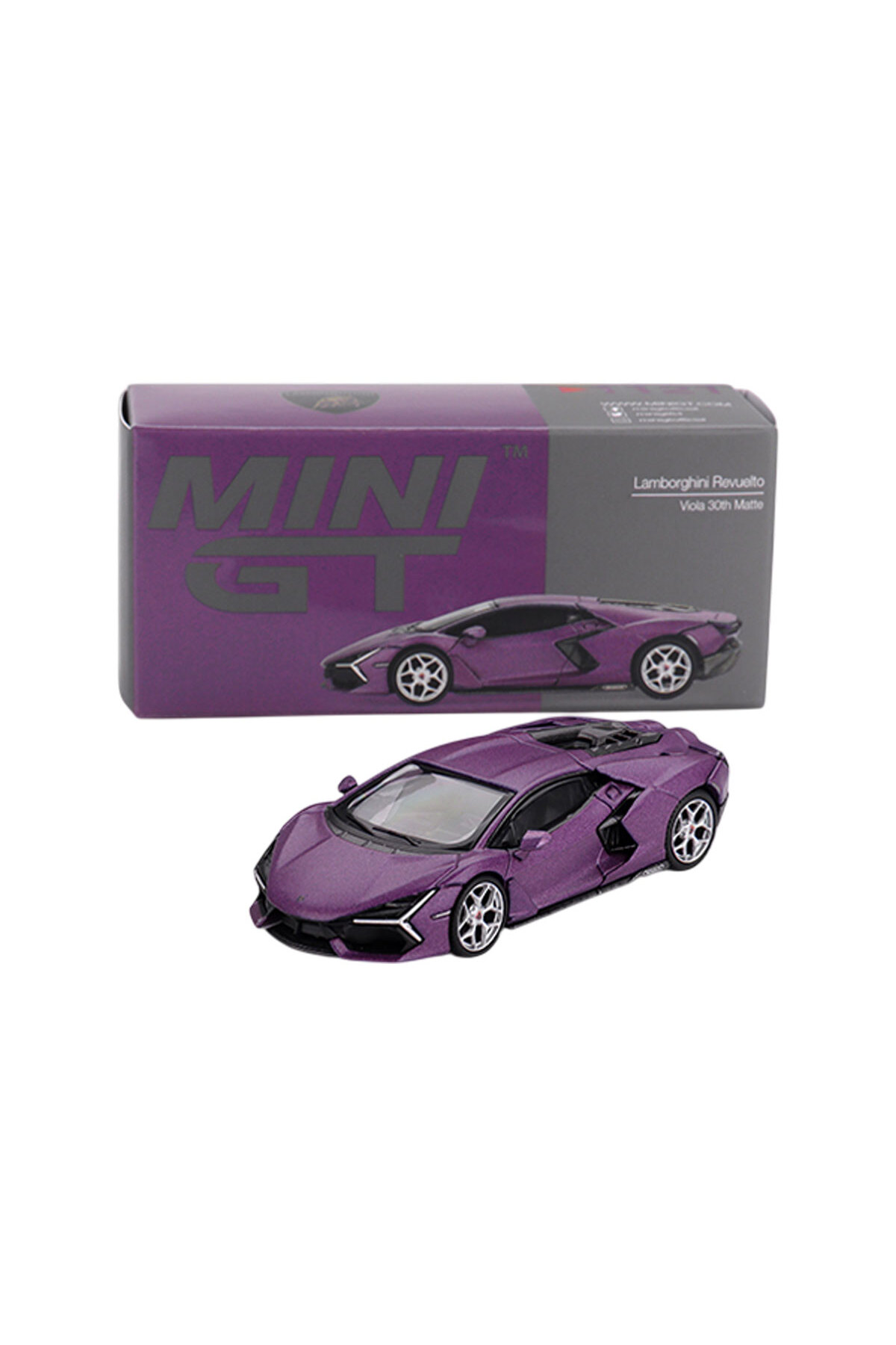 HOT WHEELS Mini GT Mini GT 1/64 Lamborghini Revuelto Viola 30th