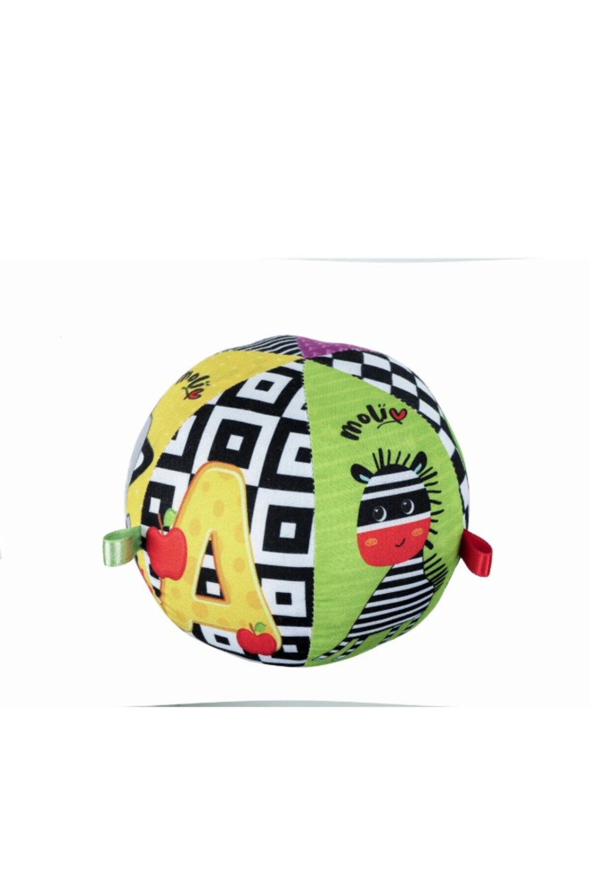 BebeMango Jungle Play Bebek Aktivite Halısı Oyuncaklı Oyun Matı + Soft Çıngıraklı Bebek Topu Hediye fotoğrafı 3 (önizleme)