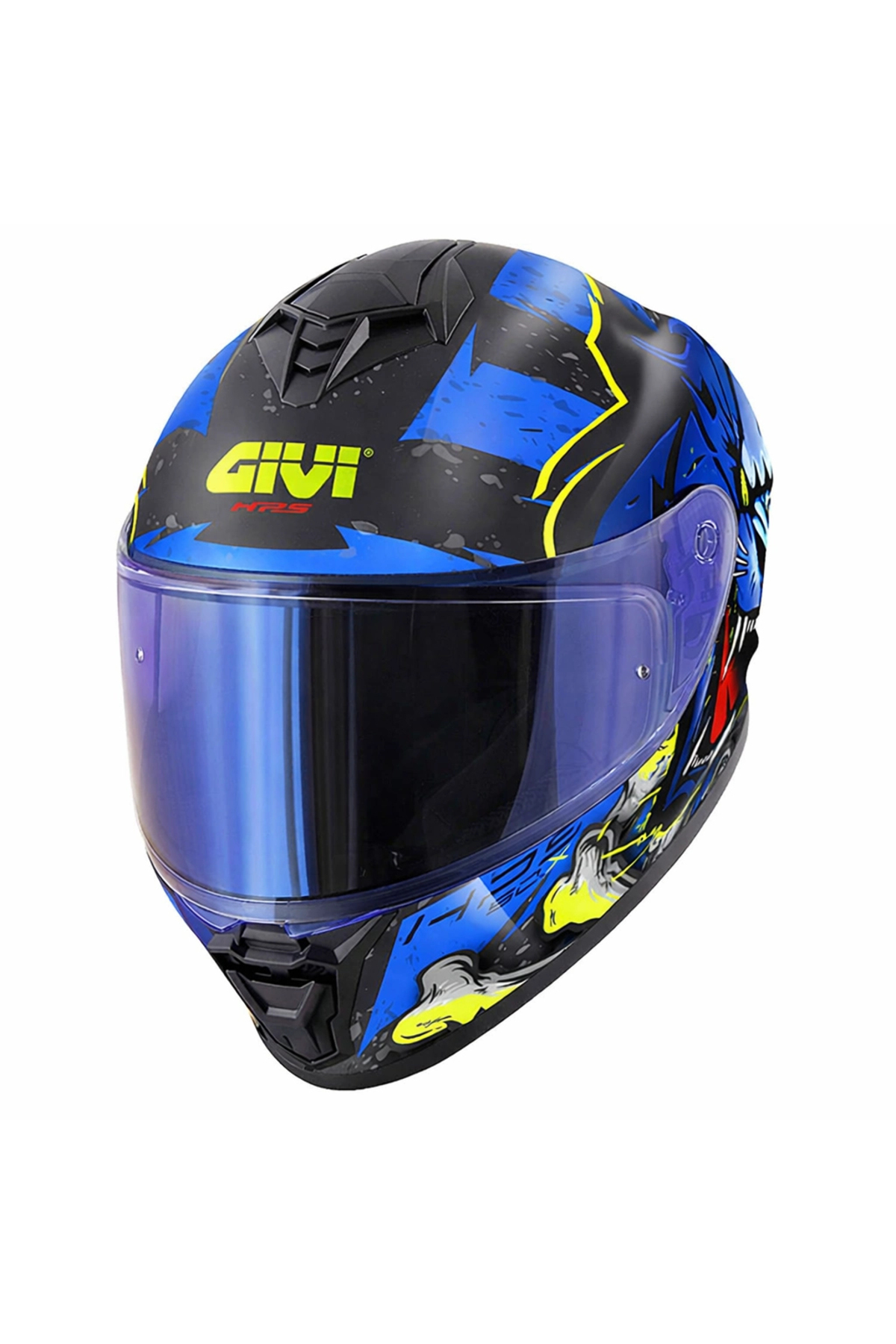 Givi 50.X WILD MAT SİYAH-MAVİ KASK (MAVİ VİZÖR) - Fiyatı, Yorumları