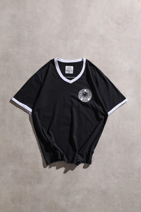 Overdrive Retro Almanya 1972 Beckenbauer Unisex Regular Fit Siyah Futbol Forması