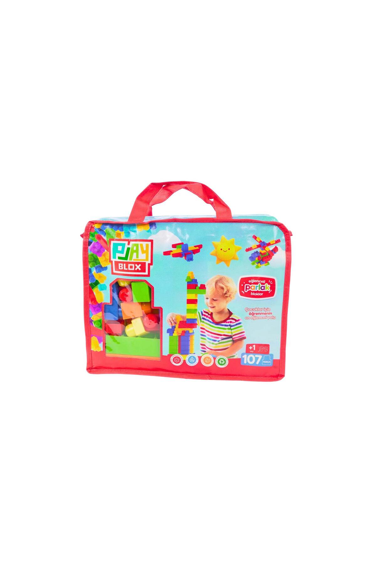 Asya Oyuncak Playblox Block Shine 107 Parça Bag Girls&Boys 2953 fotoğrafı 2 (önizleme)