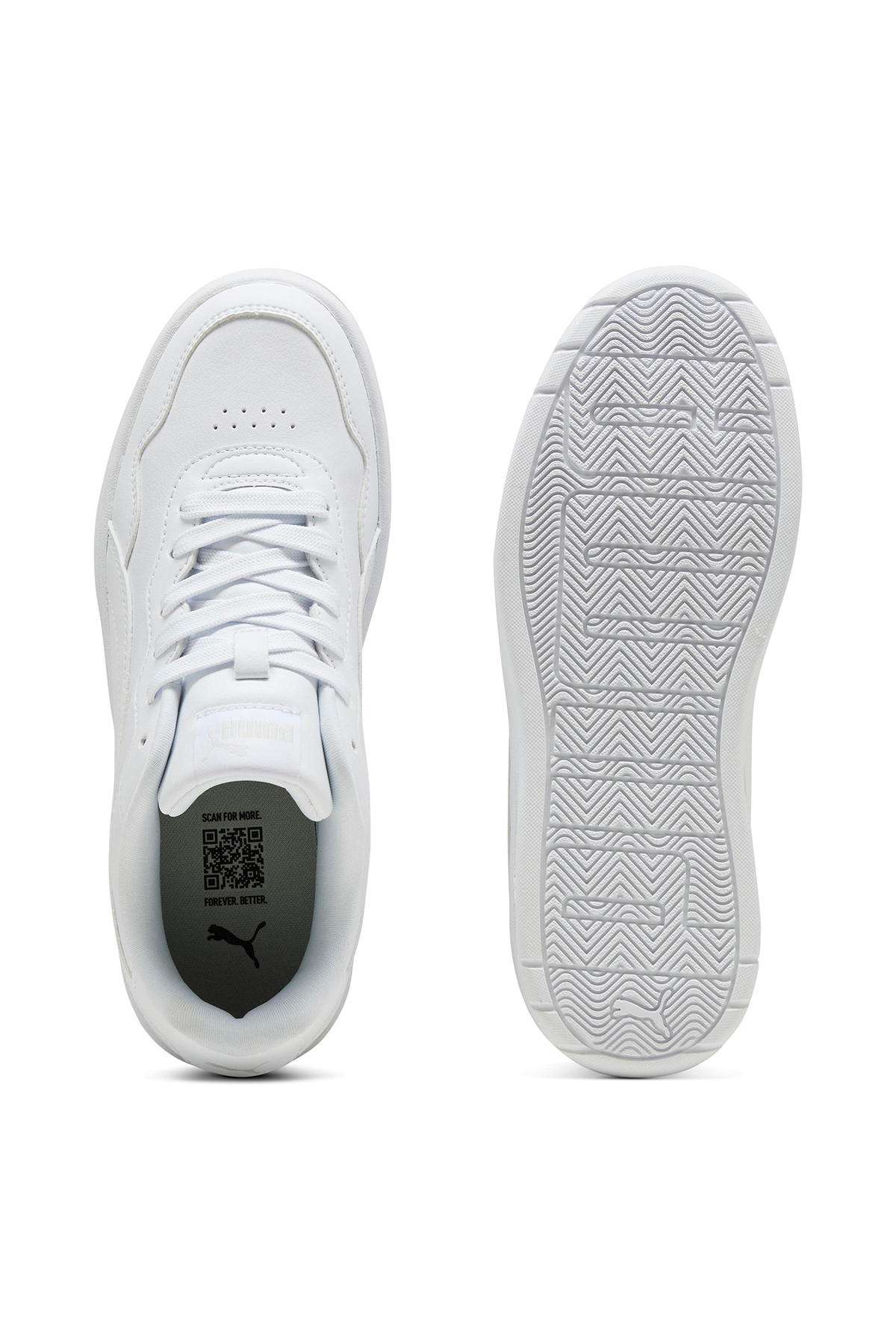 Puma Court Lally Skye 400368 Unisex Spor Ayakkabı BEYAZ görsel 3