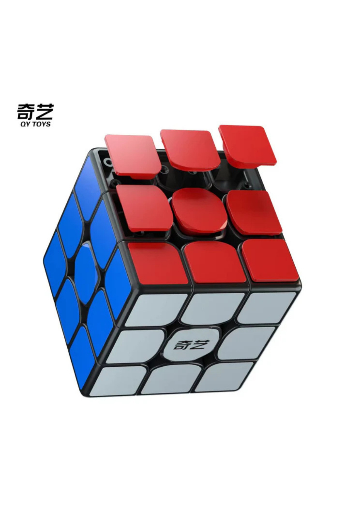 TUENGİ STORE QY Toys Profesyonel 3x3 Hız Küpü - Lisanslı QiYi Zeka ve Sabır Küpü Rubik Küp fotoğrafı 4 (önizleme)