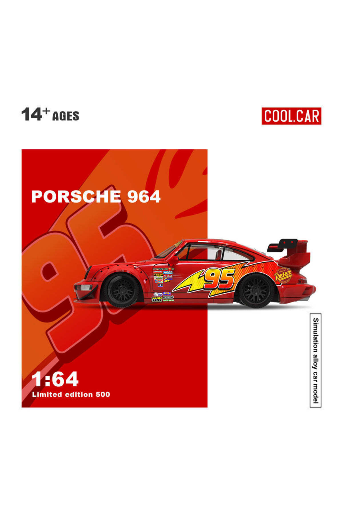 Timemicro Cool Car Porsche 964 RWB 500 limitli (Pleksi-Kapalı Kutu