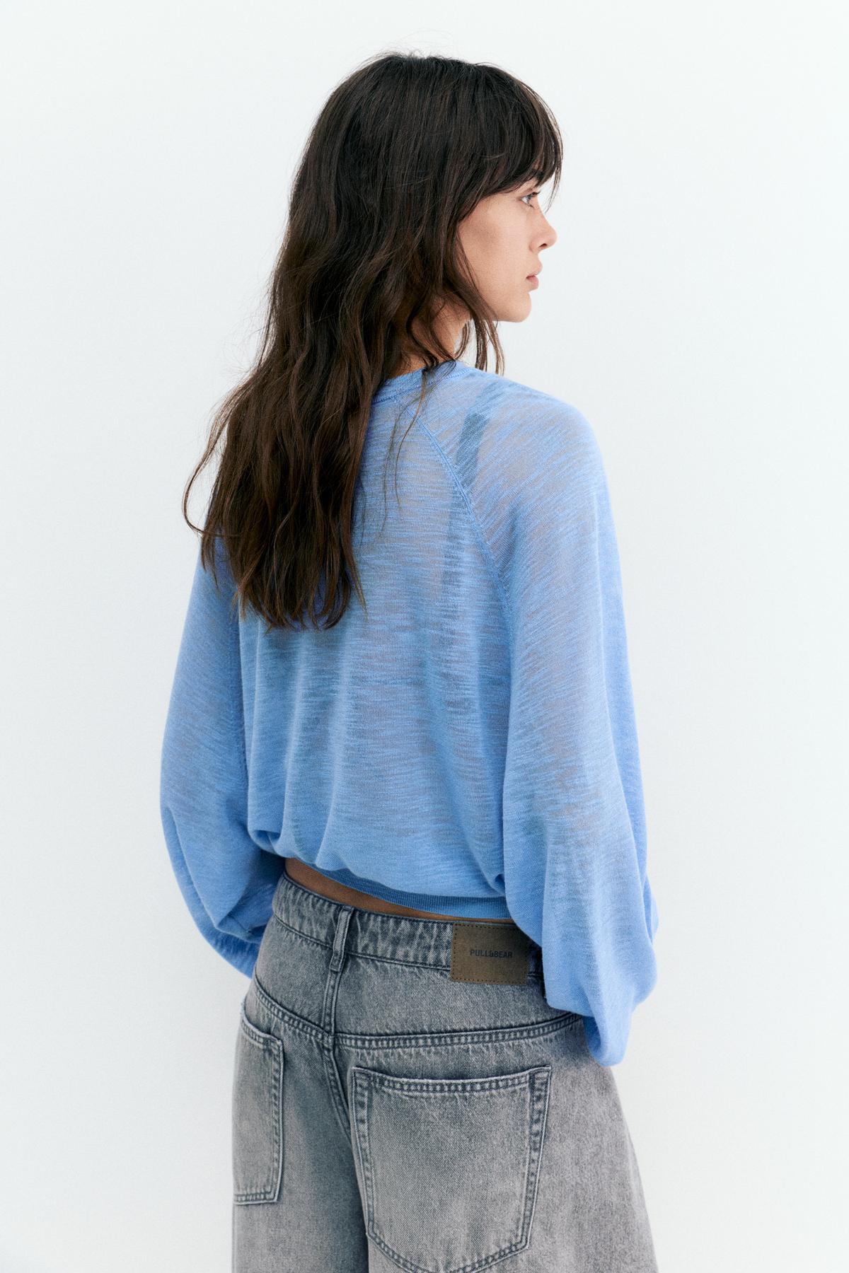 Pull & Bear  Hafif örgü kazak - Görsel 6