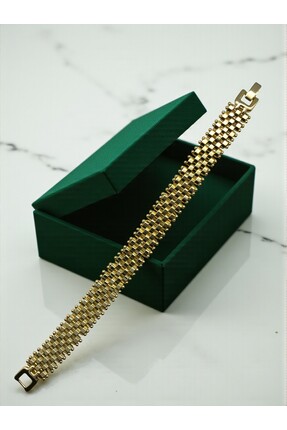 Allurist Jewerly Premium Seri 14K XUPİNG altın kaplama hasır model bileklik