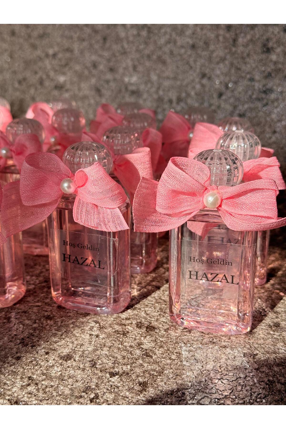 cacagift design Kişiye Özel İsimli Hediyelik Kolonya - Bebek Mevlüdü, Nişan ve Söz Hatırası 10 Adet (İnci Detaylı) fotoğrafı 2 (önizleme)