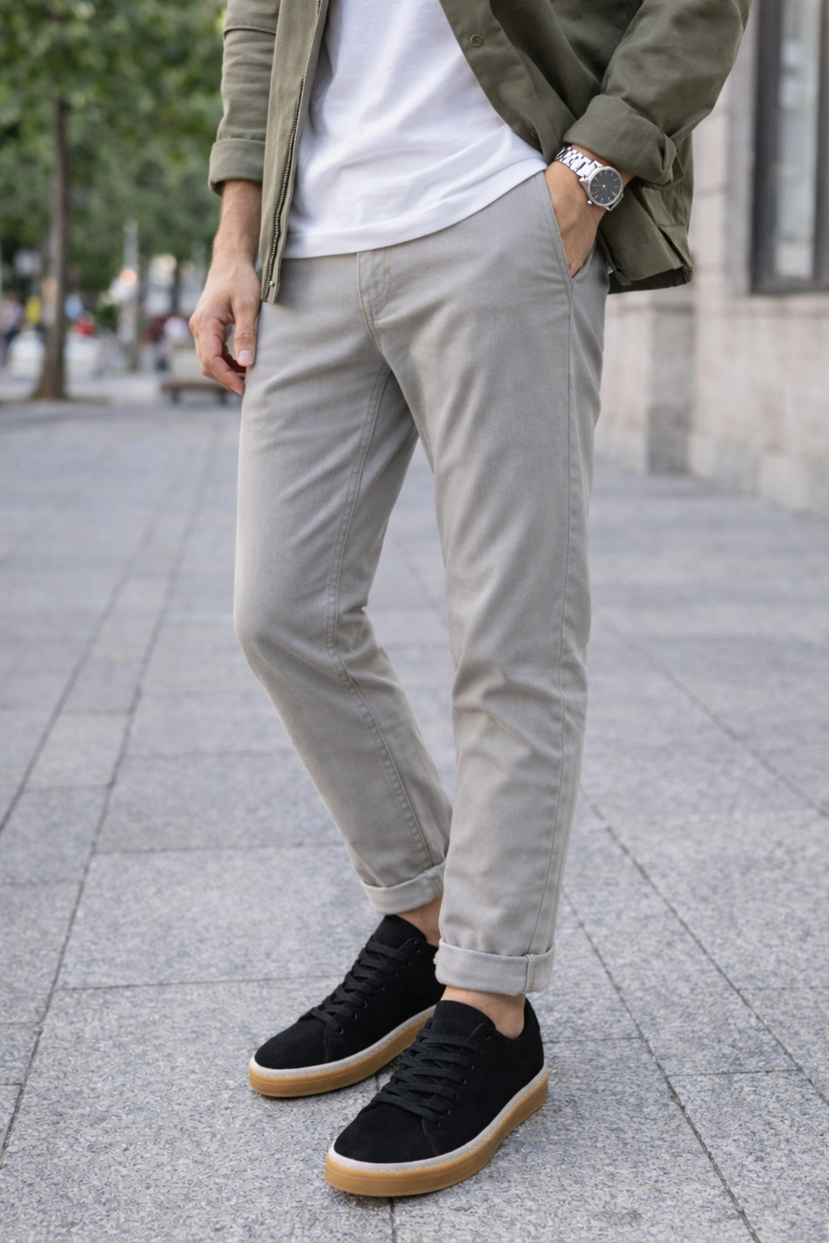 Sanvio Tarzkar  Erkek Premium Termo Kaymaz Ortopedik Rahat Dikişli Taban Günlük Spor Yürüyüş Ayakkabı Sneakers - Görsel 3