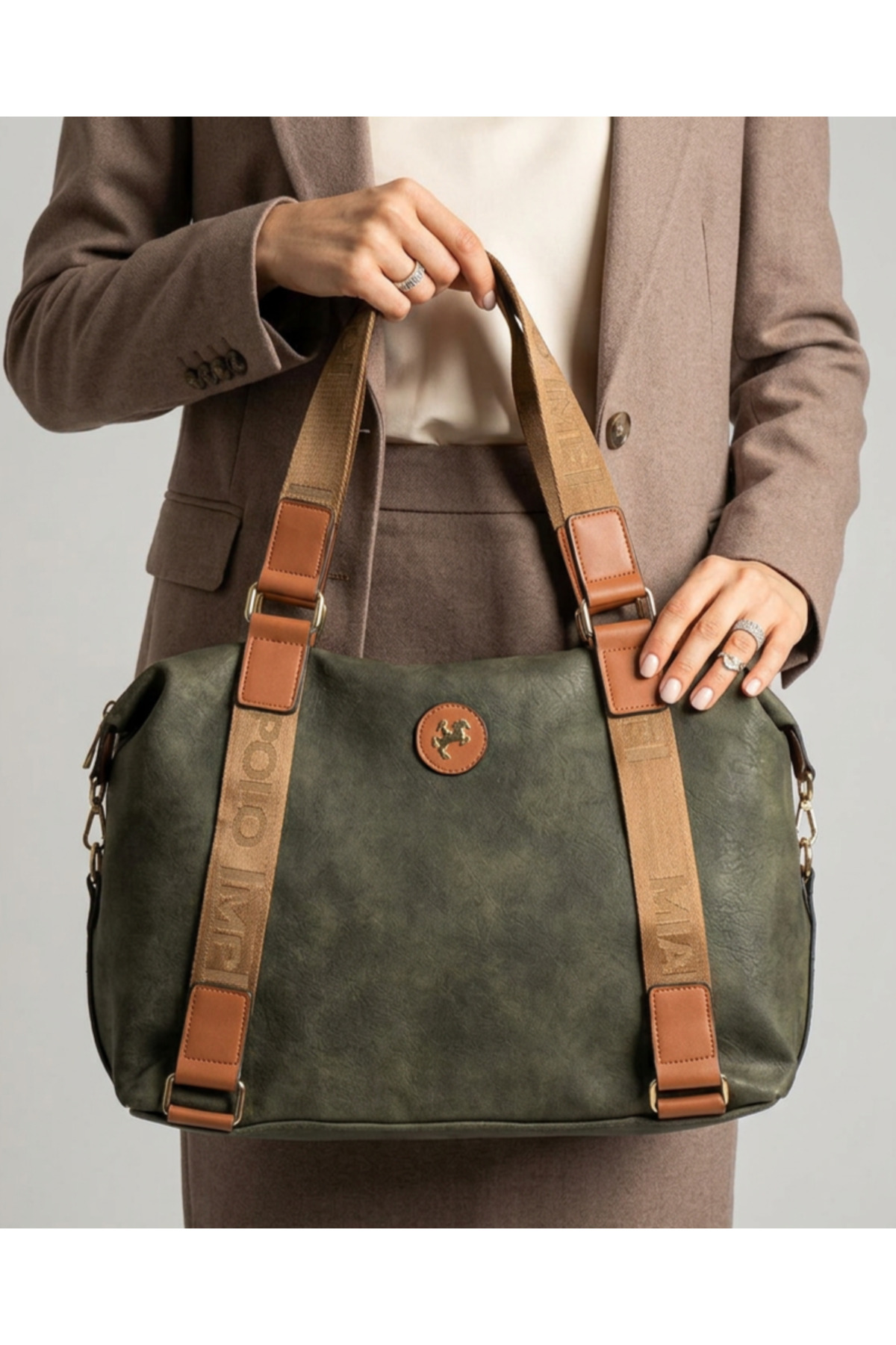 Soft Faux Leather Women's Loose Shoulder Bag