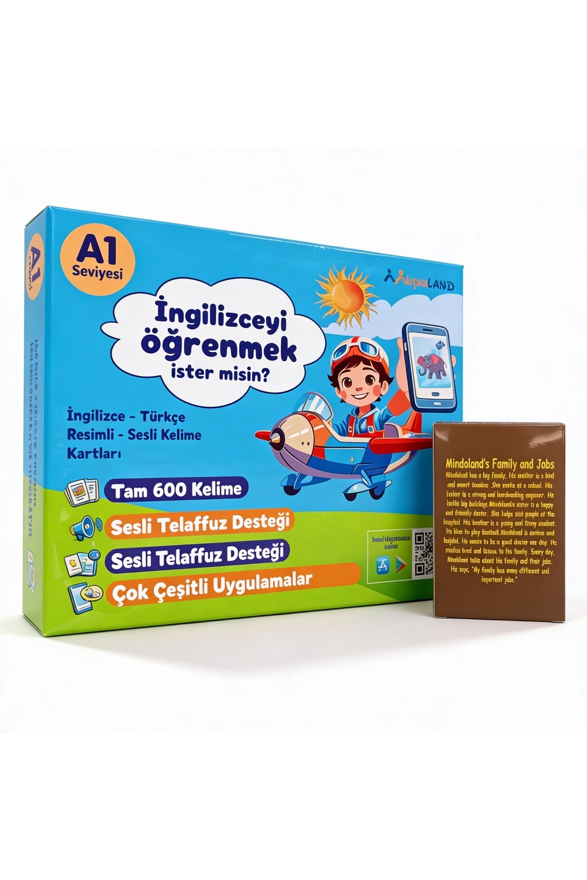 mindoland A1 Sıfatlar ve Meslek Kelimeleri ingilizce kelime kartları sesli ingilizce eğitim fotoğrafı 3 (önizleme)