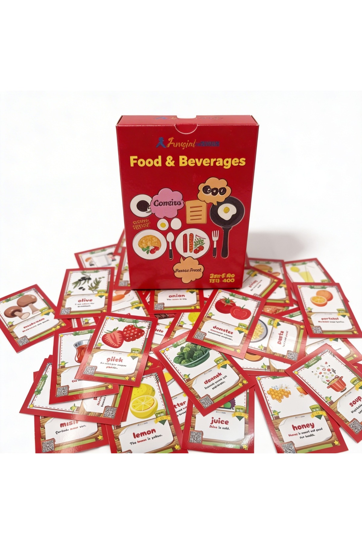 mindoland A1 İngilizce Konuşma Seti–Mobil Uygulamalı ingilizce seti QR Kodlu Sesli ingilizce kelime Kartları fotoğrafı 7 (önizleme)