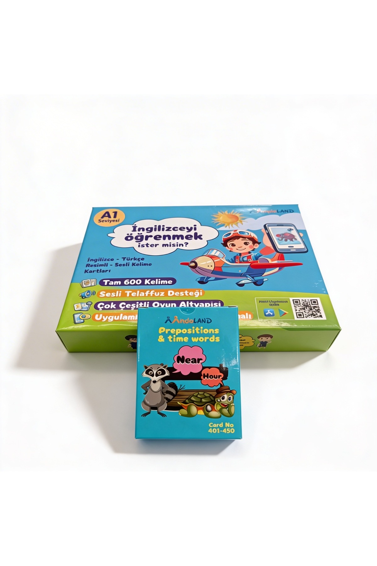 mindoland A1 Edatlar ve Zaman Kelimeleri Serisi ingilizce kelime kartları sesli flash kart fotoğrafı 2 (önizleme)