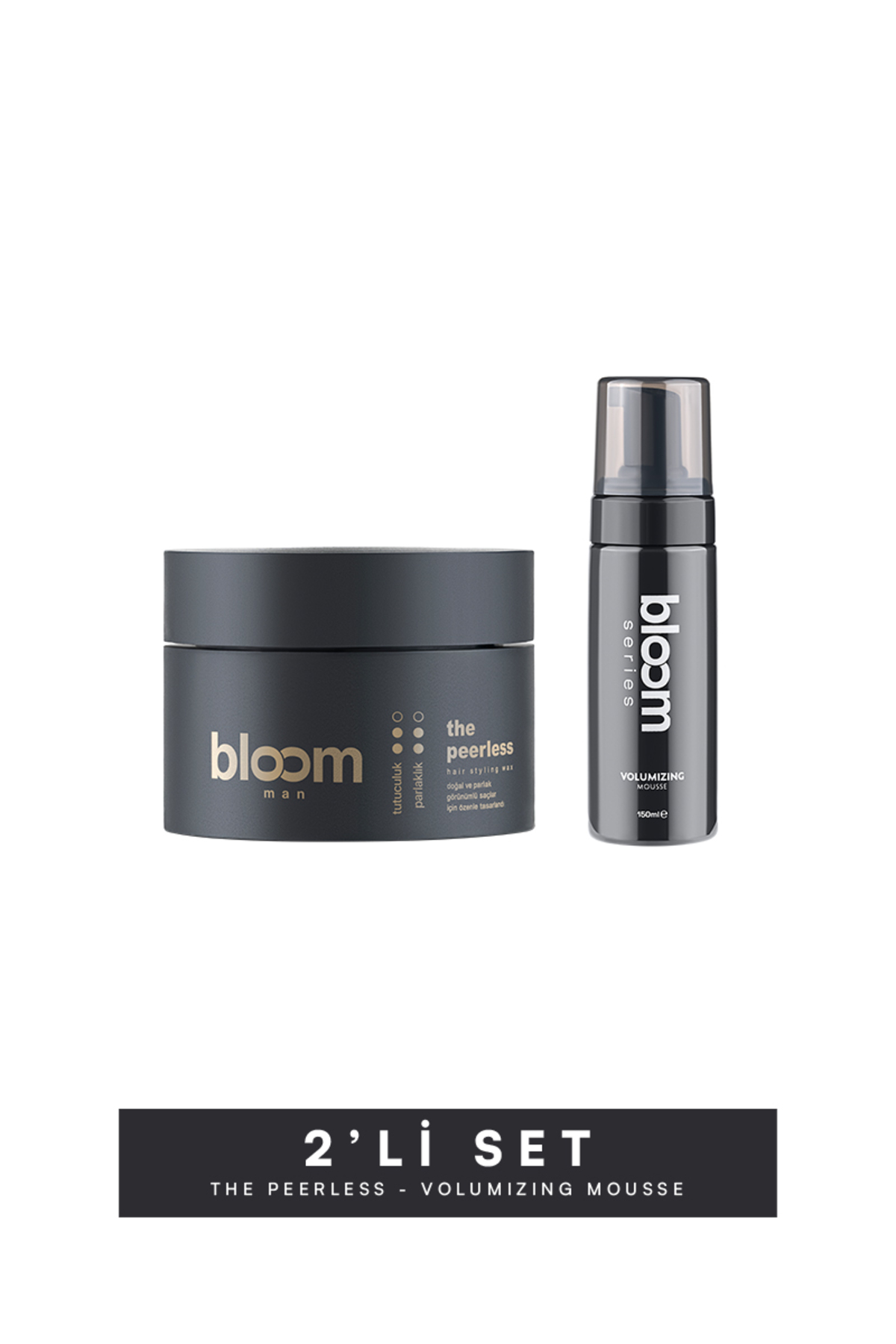 Bloom Man Bloom Series Erkek Saç Şekillendirici 2’li Set | Peerless Wax ...