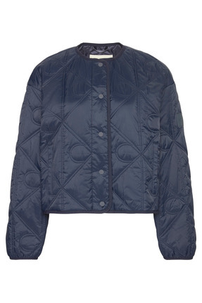 Calvin Klein Jeans Standart Lacivert Kadın Ceket LIGHTWEIGHT AOP QUILTED LINER