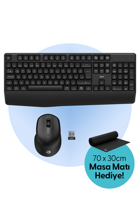 Daxi MK260 Comfort Touch Combo 2.4GHz Kablosuz Klavye Mouse Seti