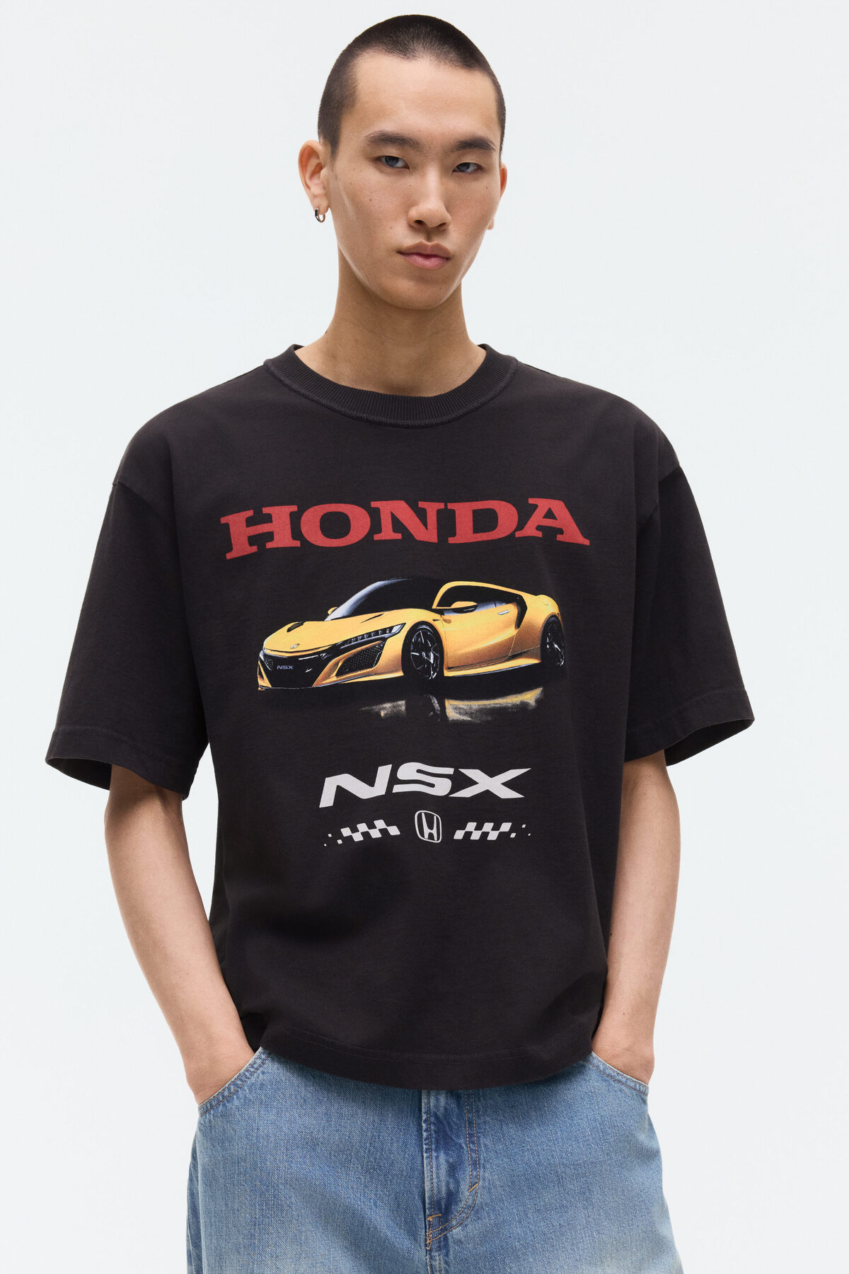 تی‌شرت طرح‌دار گشاد اچ اند ام تی شرت H&M