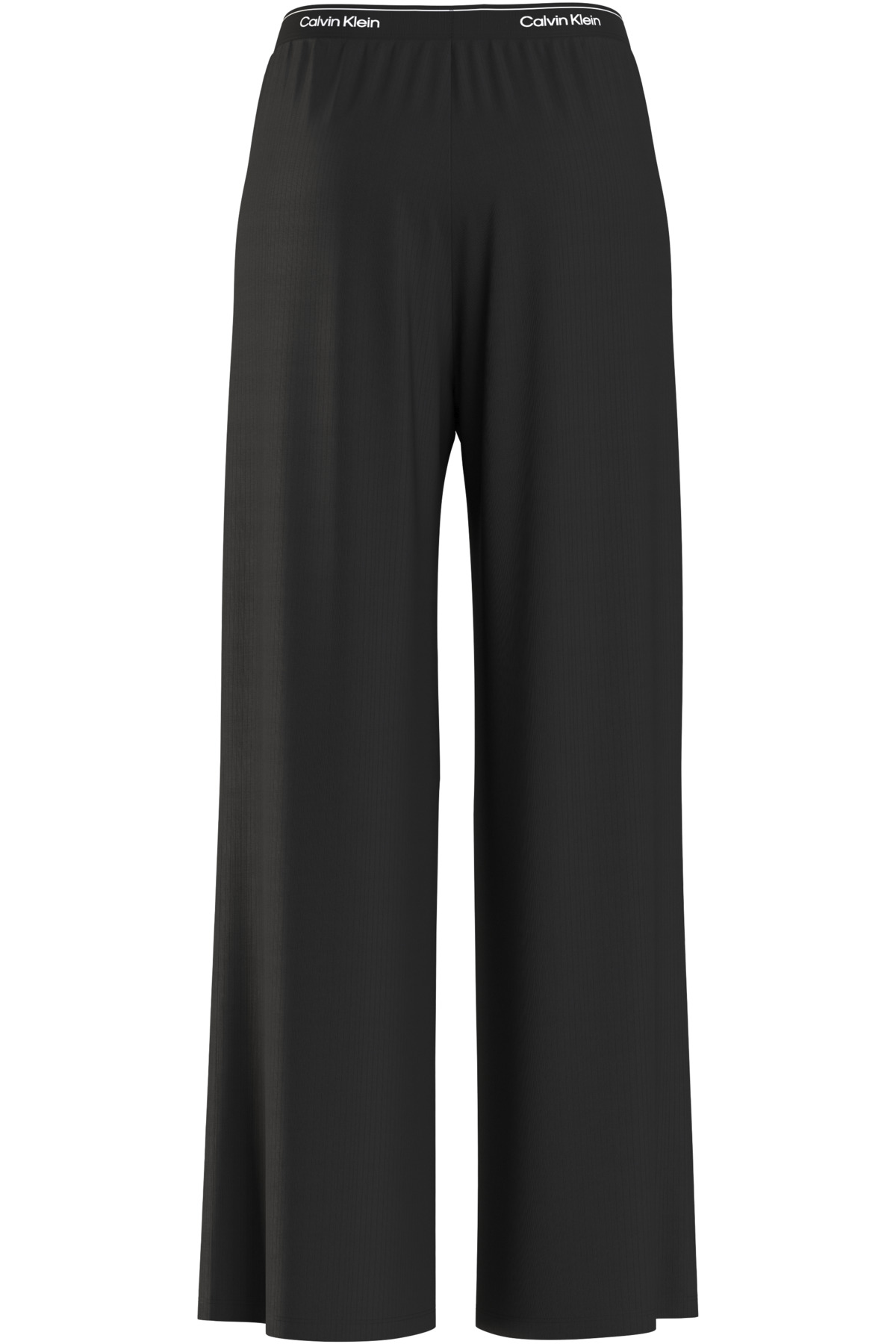 Calvin Klein  Ck Kadın Drop Needle Geniş Paçalı Siyah Pantolon - Görsel 2