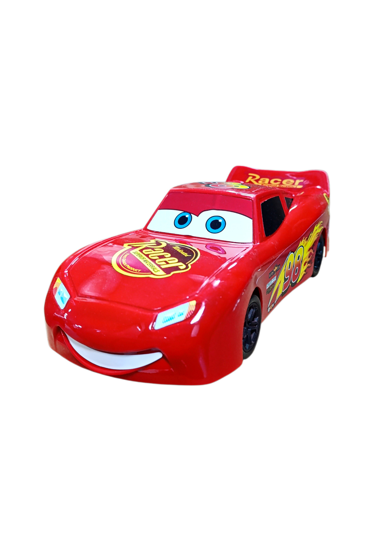 Brother Toys 27 Cm Büyük Boy Sürtmeli Kırılmaz Şimşek Mcqueen Oyuncak Araba Cars fotoğrafı 4 (önizleme)