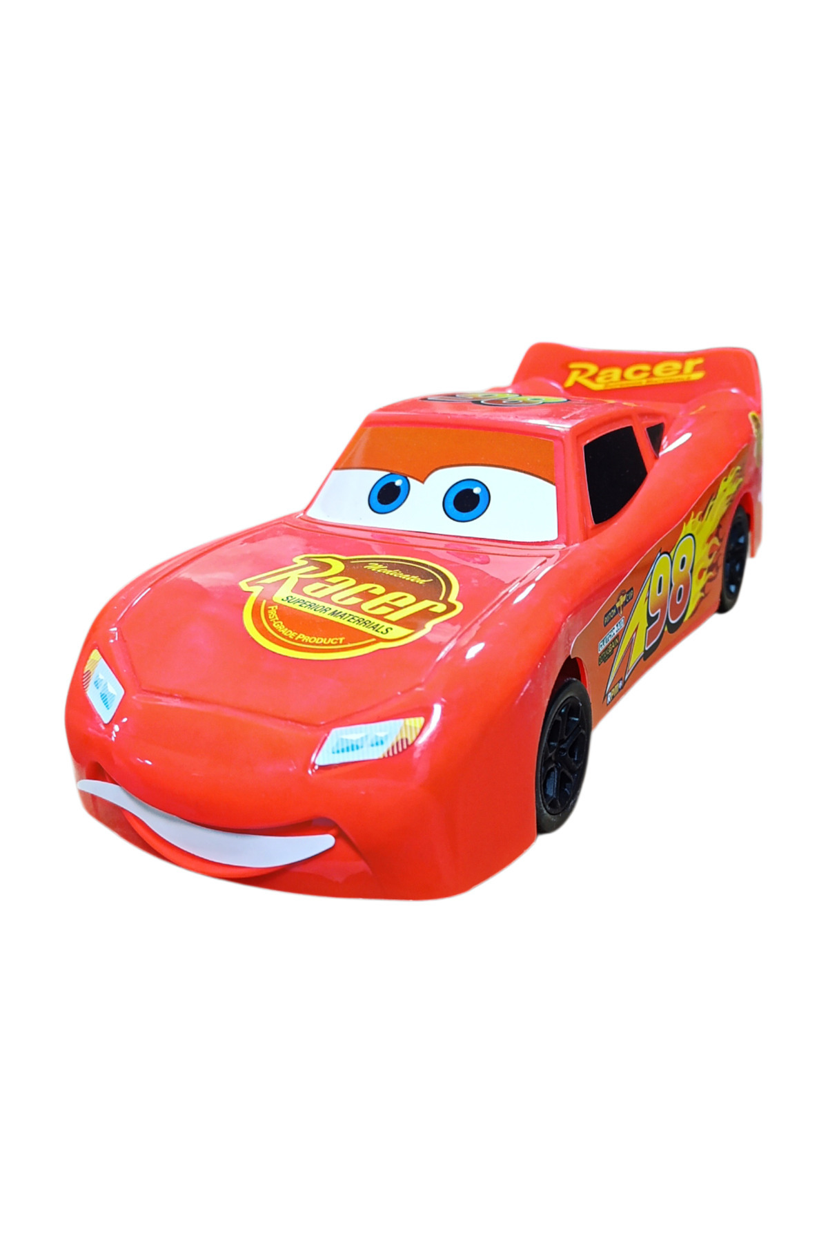 Brother Toys 27 Cm Büyük Boy Sürtmeli Kırılmaz Şimşek Mcqueen Oyuncak Araba Cars fotoğrafı 3 (önizleme)