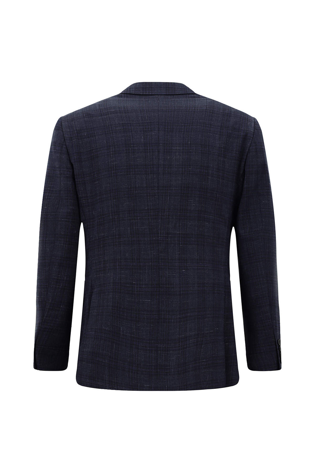 Abdullah Kiğılı  6 Drop Regular Fit Standart Kesim İtalyan Yünlü Klasik Desenli İpek Karışımlı Ceket - Görsel 2