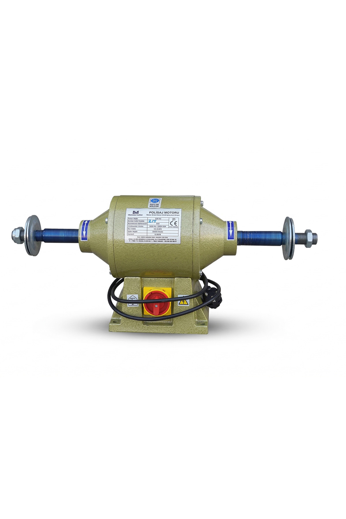 LİDERMAK Makina LPM-1M Polisaj Motoru 1 Hp 0.75 Kw 3000 Devir 230V