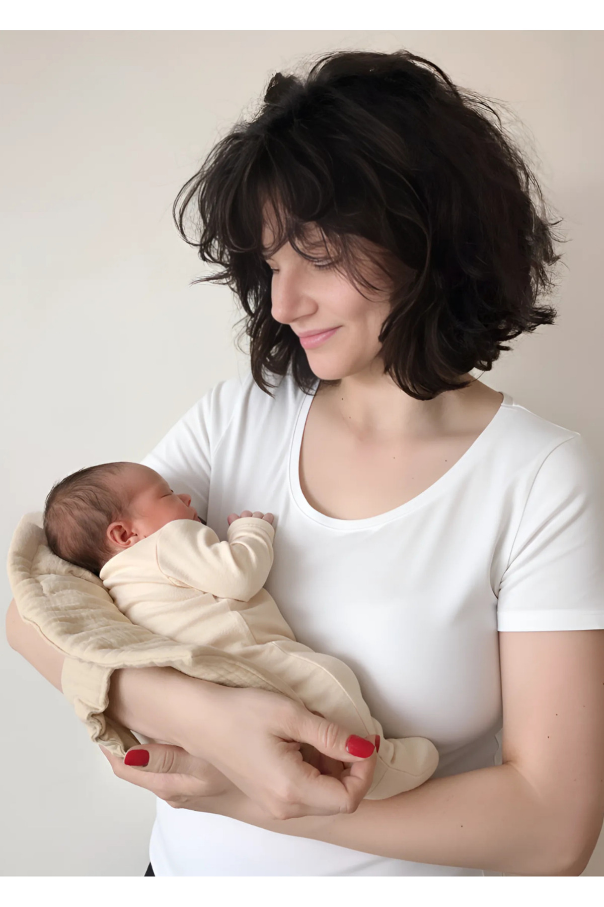 Joyous Mom Kids 4 Katlı Müslin Bebek Emzirme Seti Emzirme Yastığı Emzirme Klipsi, İç Göstermez Emzirme Örtüsü 100X70 fotoğrafı 3 (önizleme)