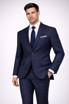 FABIO CASSEL Slim Fit Erkek Takım Elbise - Şık Modern Premium Tasarım