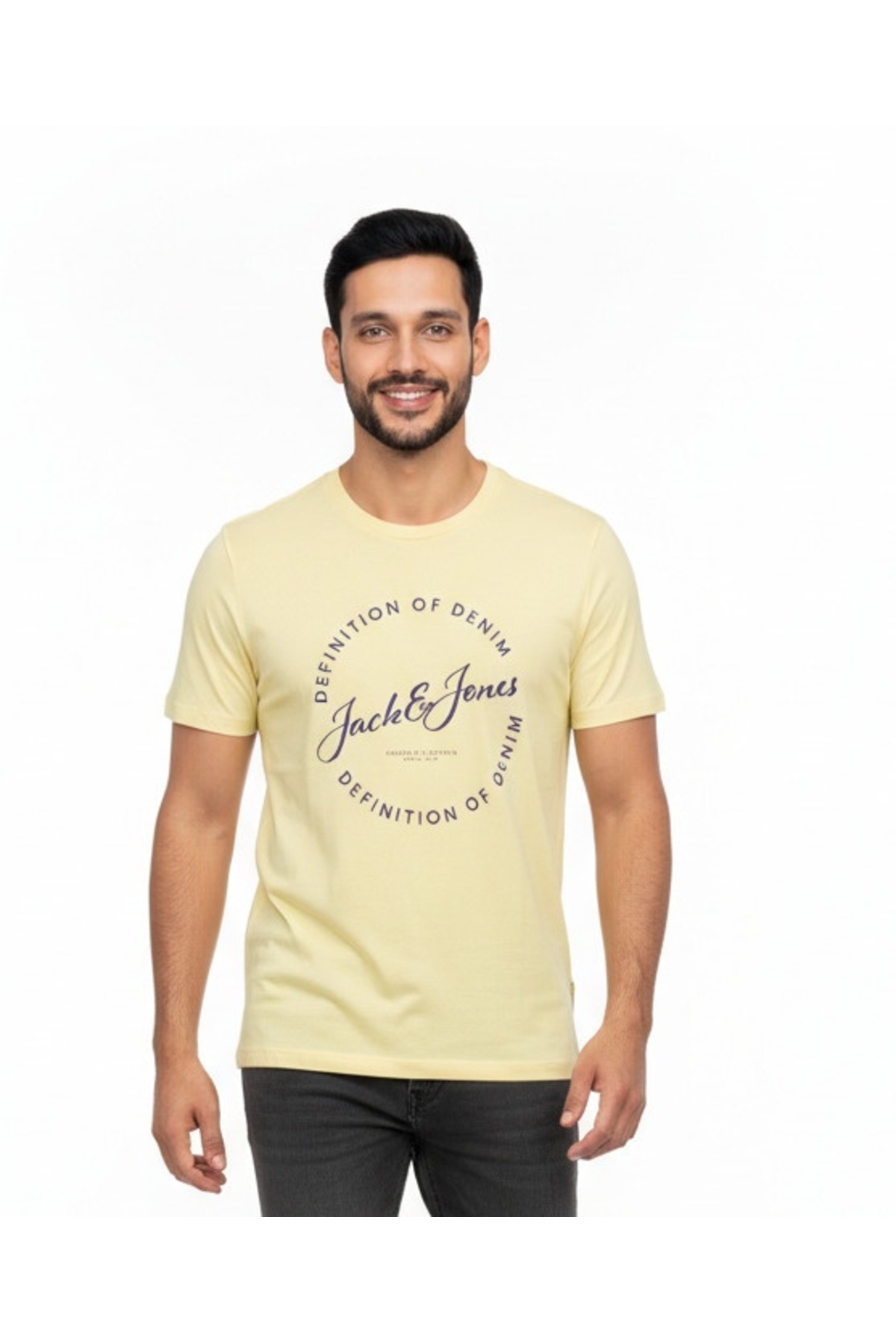تی شرت مردانه جی جی گریسون مدل Ss یقه گرد کد ۱۲۲۸۸۳۷۷ جک اند جونز تی شرت Jack & Jones