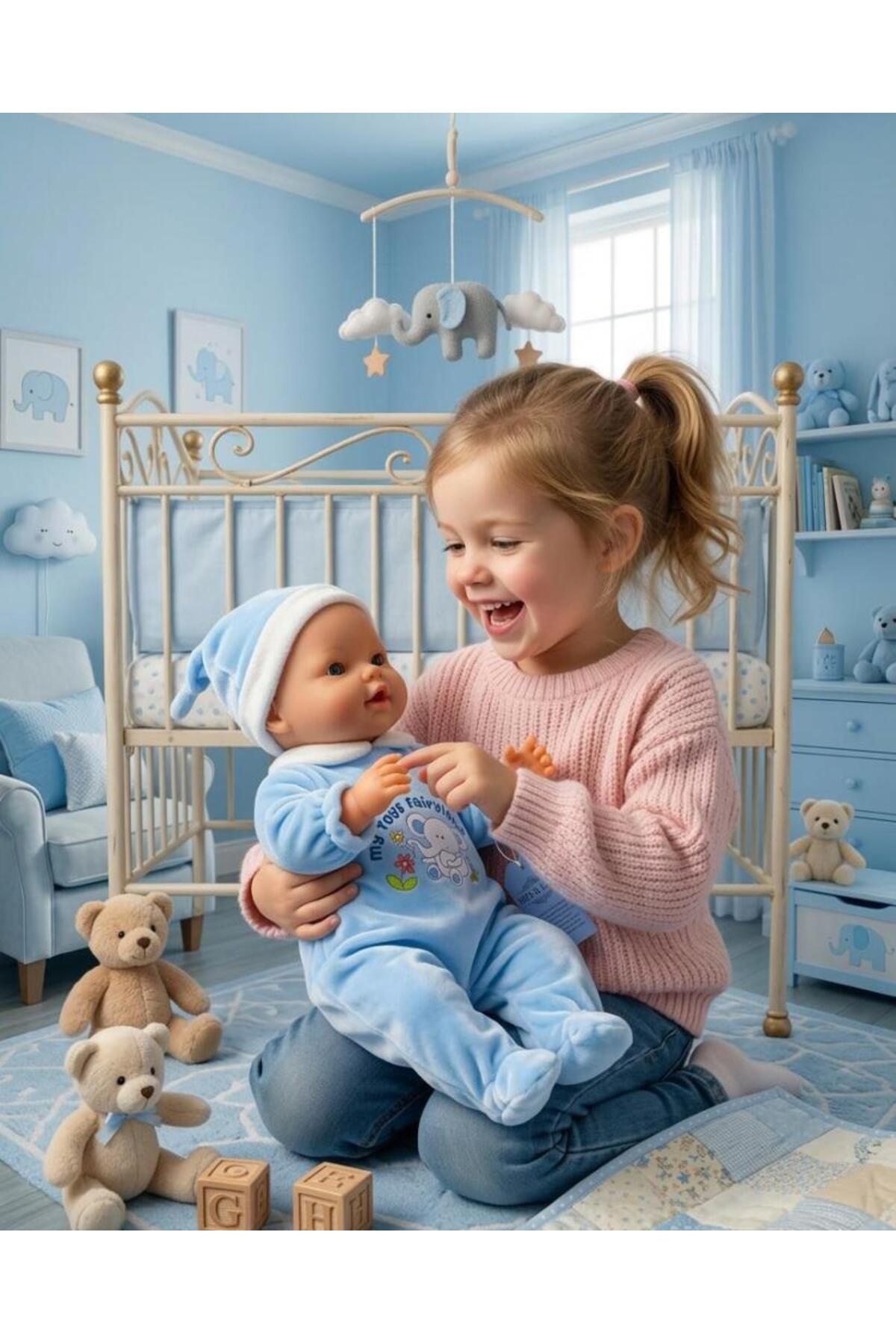 Tıfıl Toys BiBi İnteraktif Konuşan ve Gülen Elektronik Mimikli Aksesuarlı Et Bebek fotoğrafı 2 (önizleme)