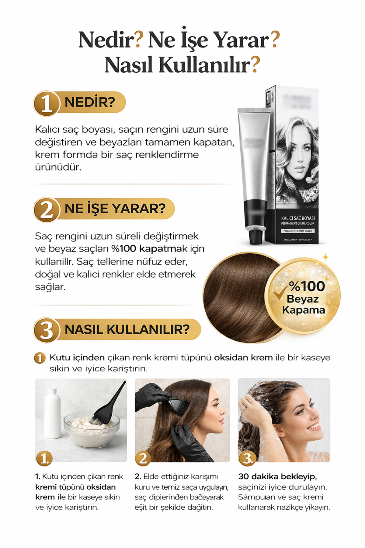 20 VOLUME OKSİDAN (7-0 KUMRAL KALICI SAÇ BOYASI HEDİYELİ) — DELLA-20 — تصویر 3 از 4