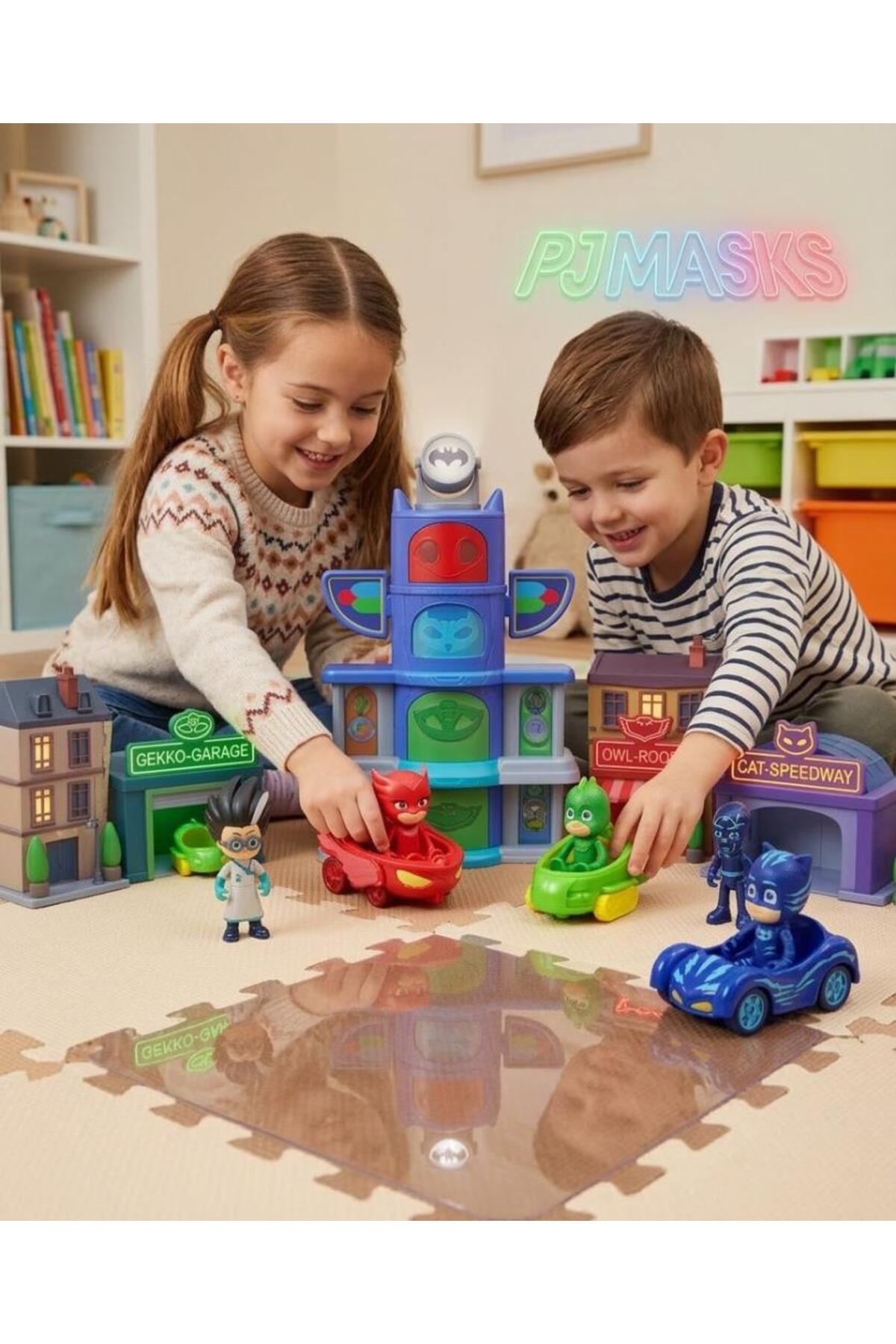 Pajamas Night Heroes Joints Moving 6-Piece Figure and Tool Set